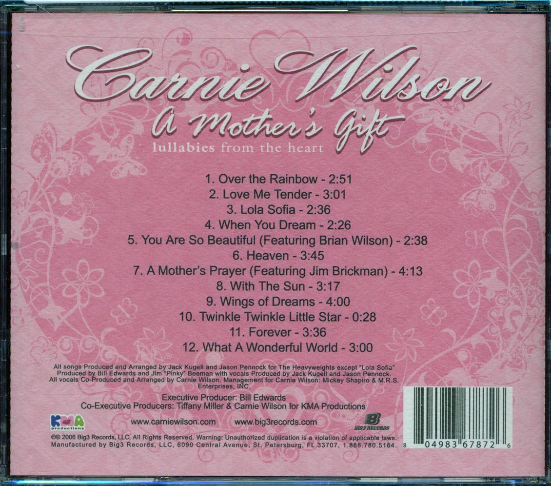 Carnie Wilson - Mother's Gift: Lullibies From The Heart