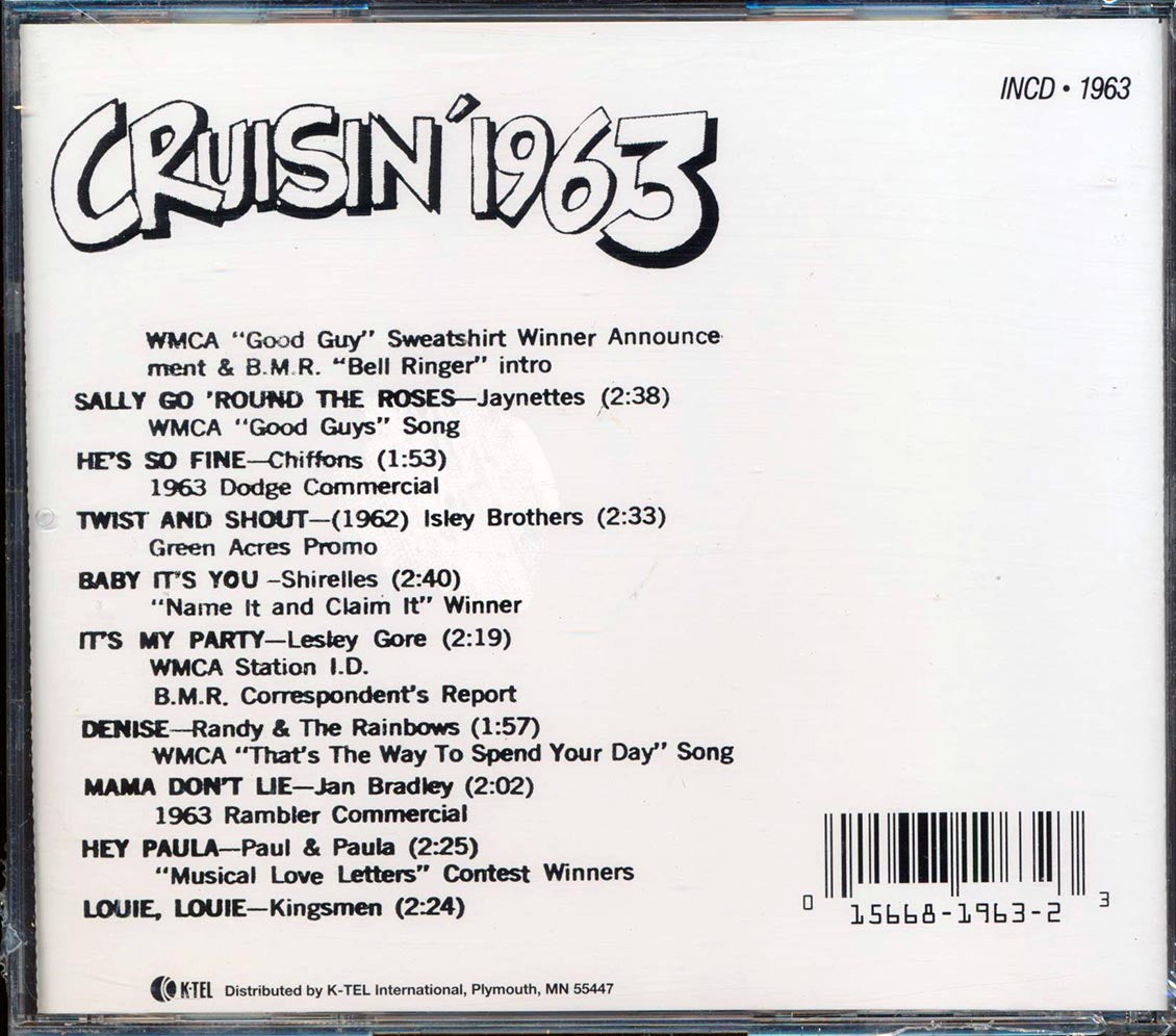 Lesley Gore, The Chiffons. The Kinsmen, Etc. - Cruisin' 1963