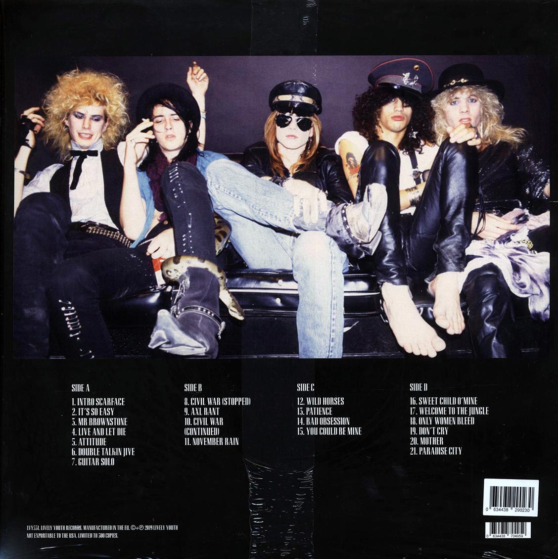 Guns N' Roses - Estadio Nacional, Santiago, Chile, December 2nd, 1992, Futuro Radio FM Broadcast (21 tracks) (ltd. 300 copies made) (2xLP) (colored vinyl)