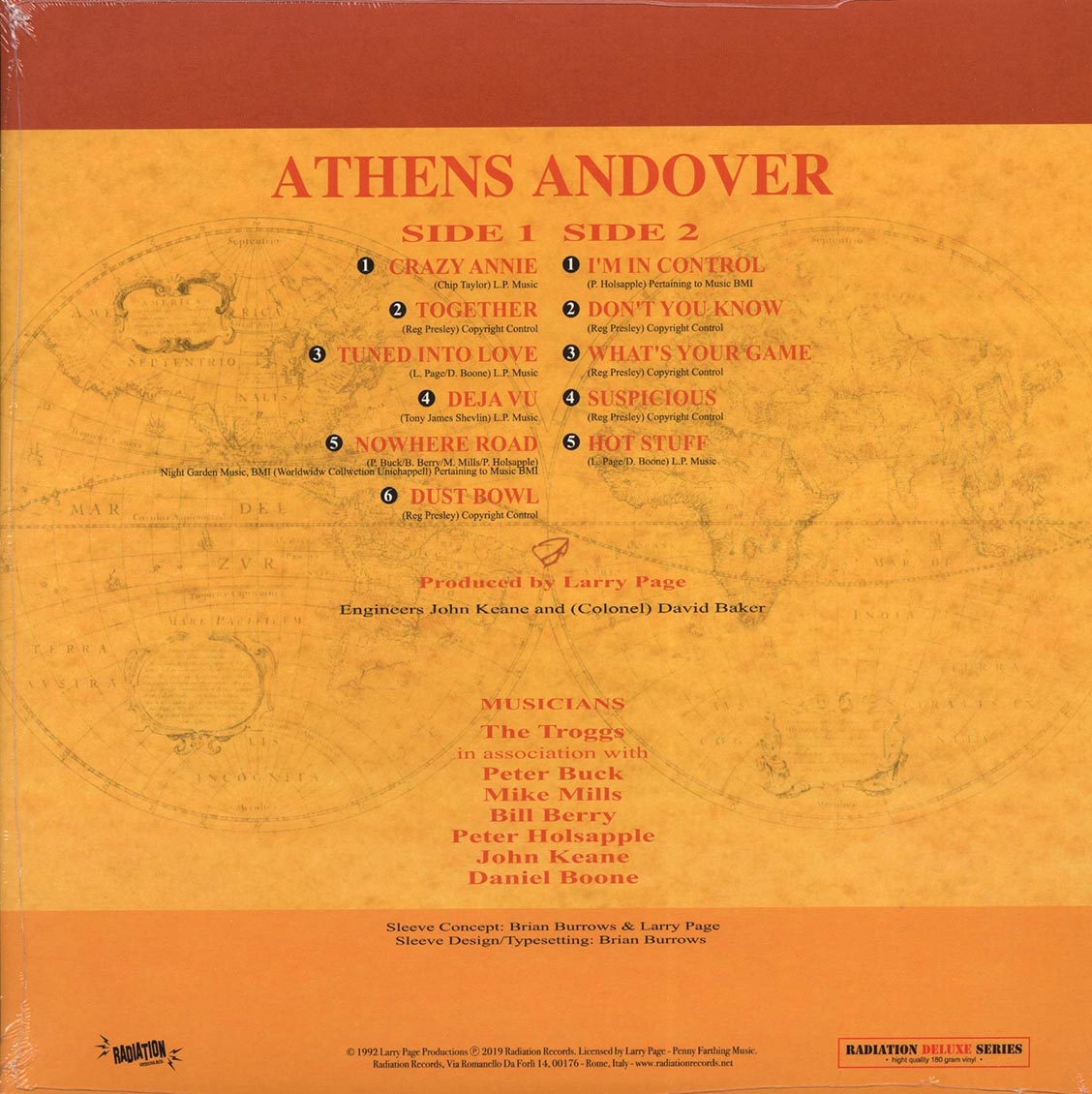 Troggs, The (with REM) - Athens Andover (ltd. 500 copies made) (180g)