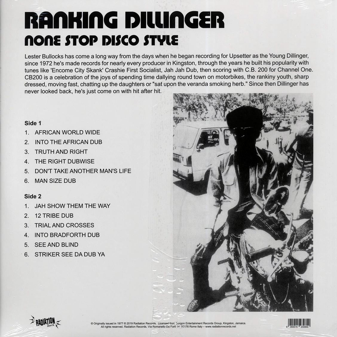 Dillinger - Ranking Dillinger: Non Stop Disco Style (RSD 2019) (colored vinyl)