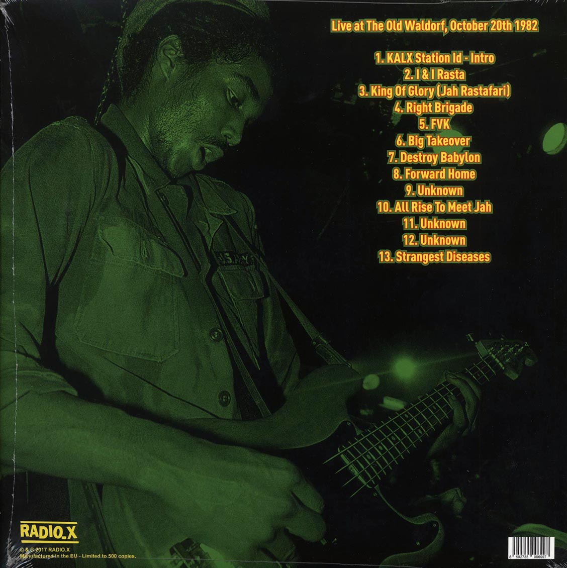 Bad Brains - The San Francisco Broadcast: Live At The Old Waldorf, October 20th 1982 (ltd. 500 copies made)