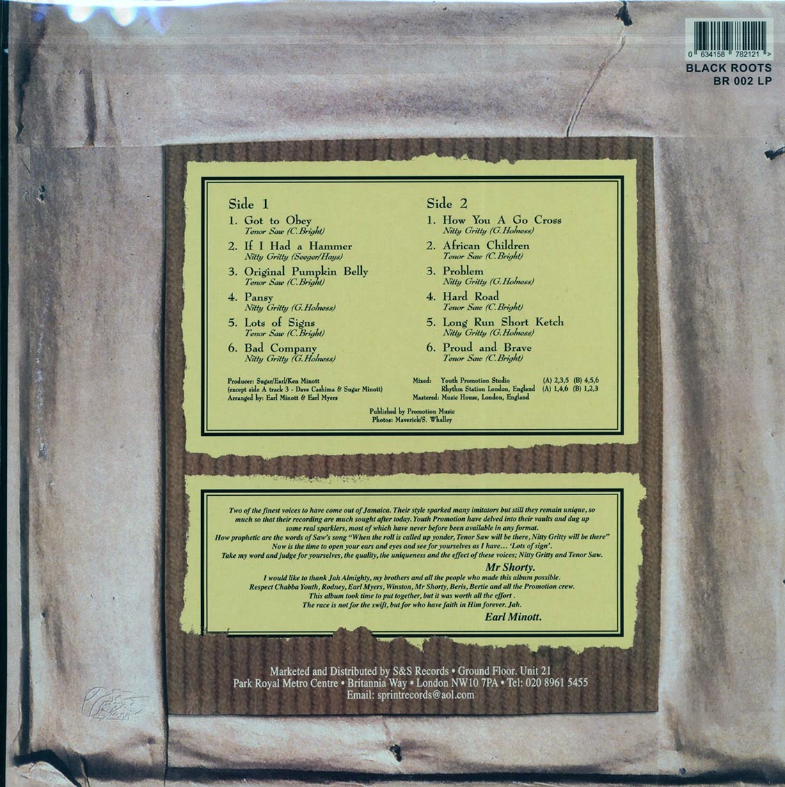 Tenor Saw, Nitty Gritty - With Lots Of Sign