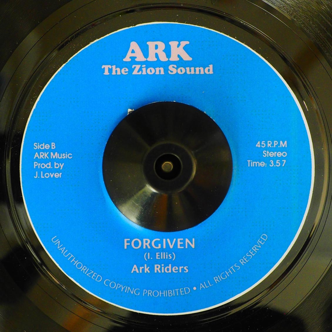 Johnny Lover - Forgive I  /  Ark Riders - Forgiven