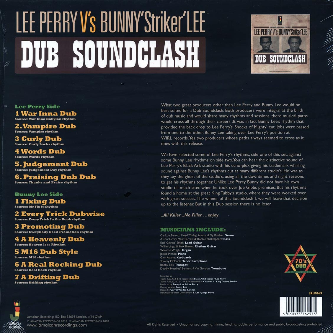 Lee Perry, Bunny Lee - Lee Perry Vs Bunny Striker Lee: Dub Soundclash (180g)