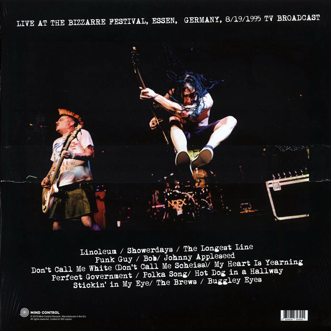 NOFX - American Drugs & German Beers: Live At The Bizzarre Festival, Essen, Germany, 8/19/1995 TV Broadcast