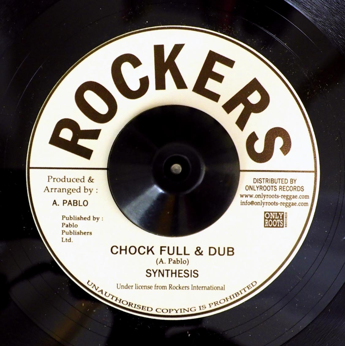 Augustus Pablo (as Synthesis) - Chock Full & Dub  /  Stereophonics - Jah People Time (Version)