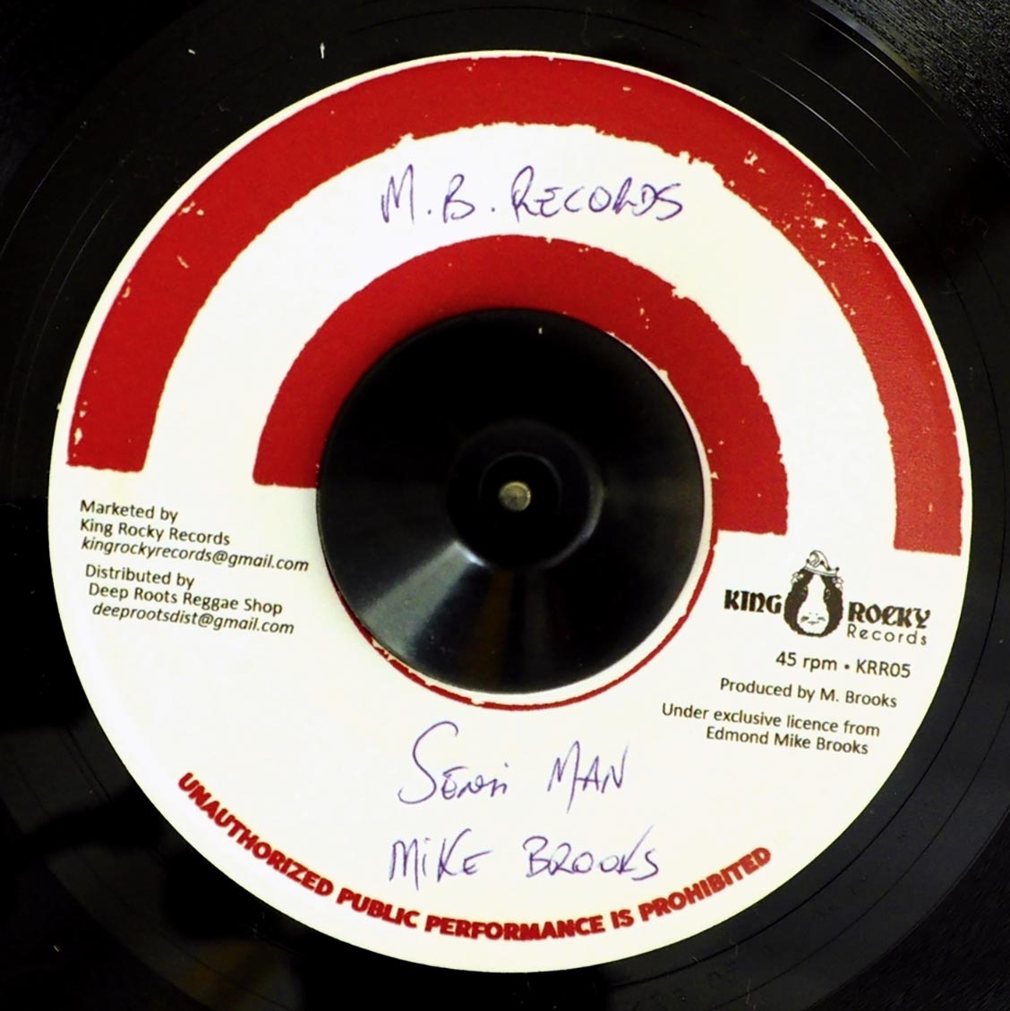Mike Brooks - Sensi Man  /  Version