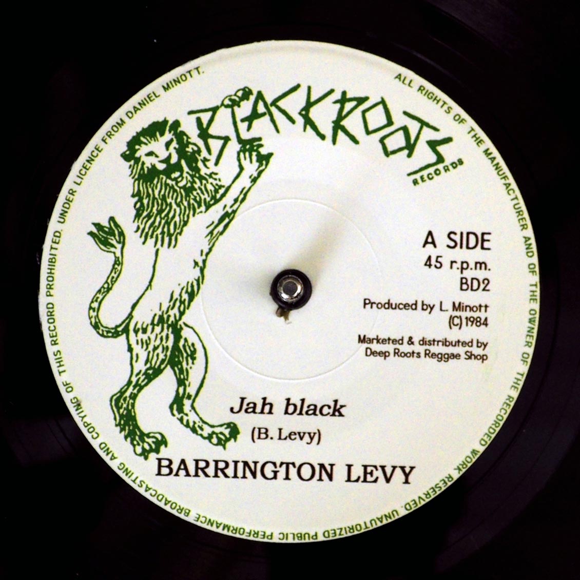 Barrington Levy - Jah Black  /  Version