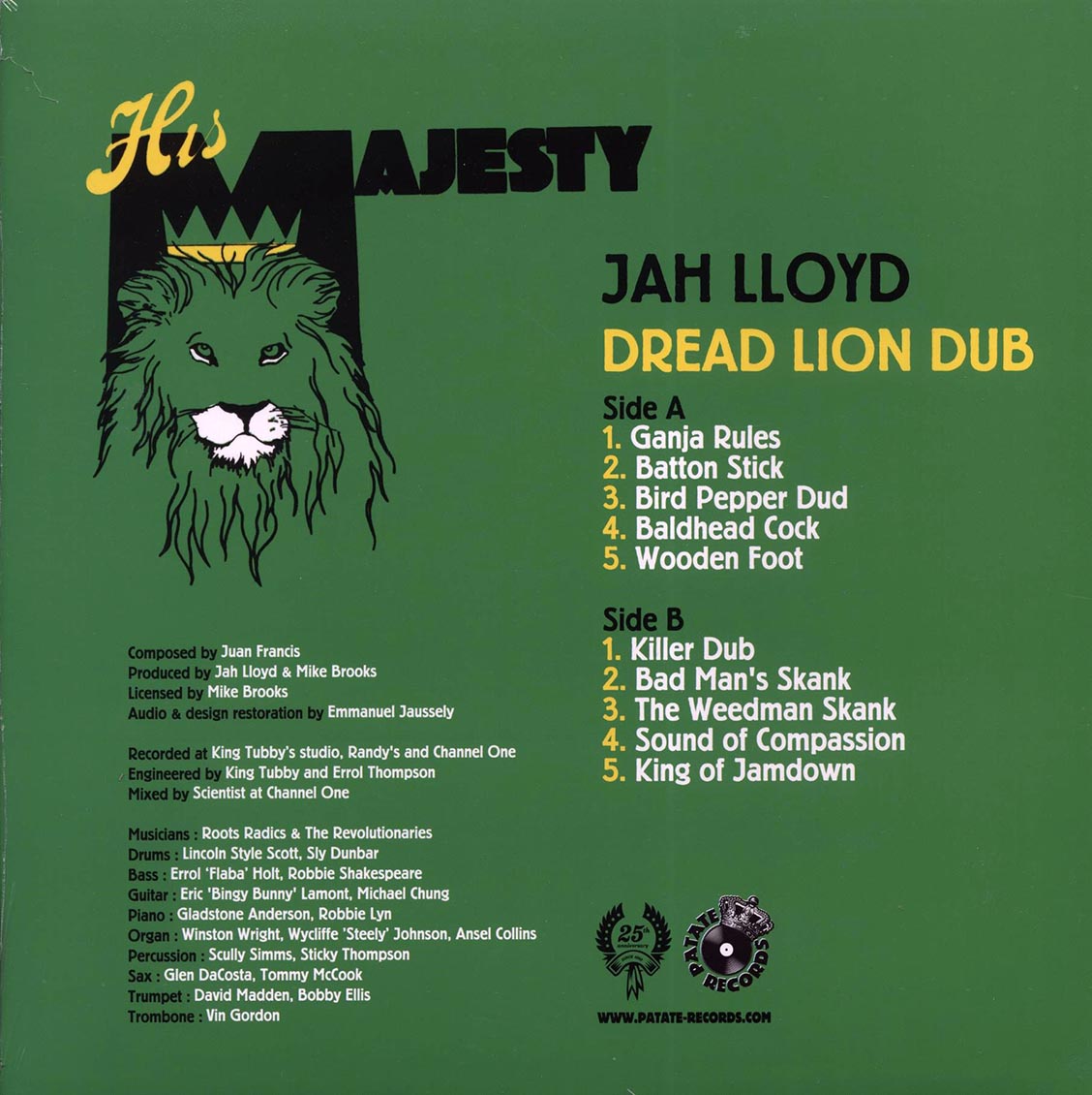 Jah Lloyd - Dread Lion Dub