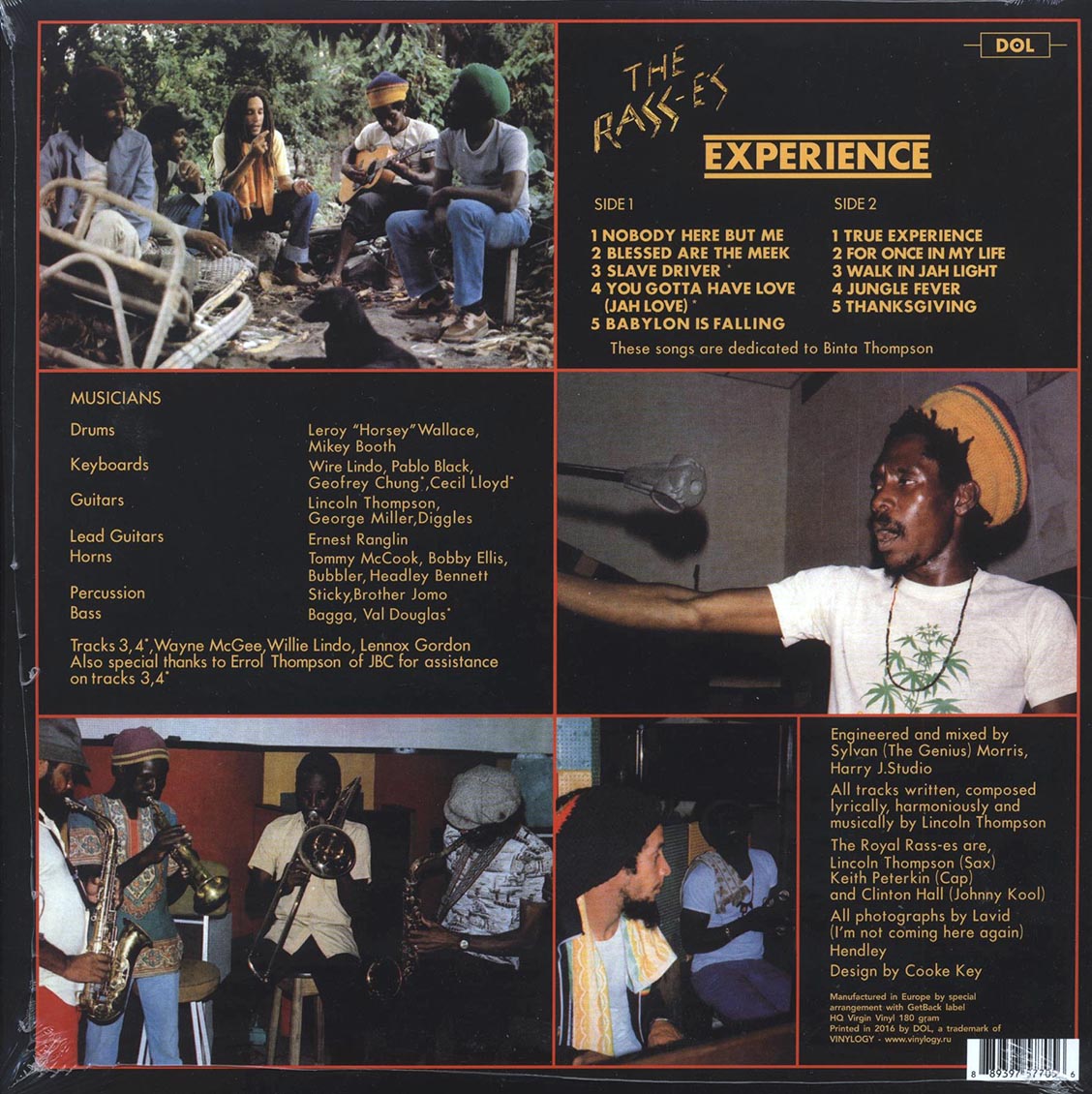 Prince Thompson & The Rasses - Experience (180g)