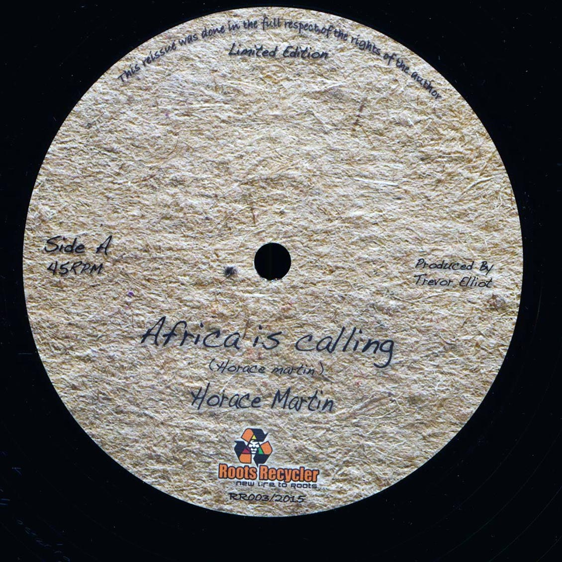 Horace Martin - Africa Is Calling (Extended Mix)  /  Horace Martin - Peeping Tom; Version