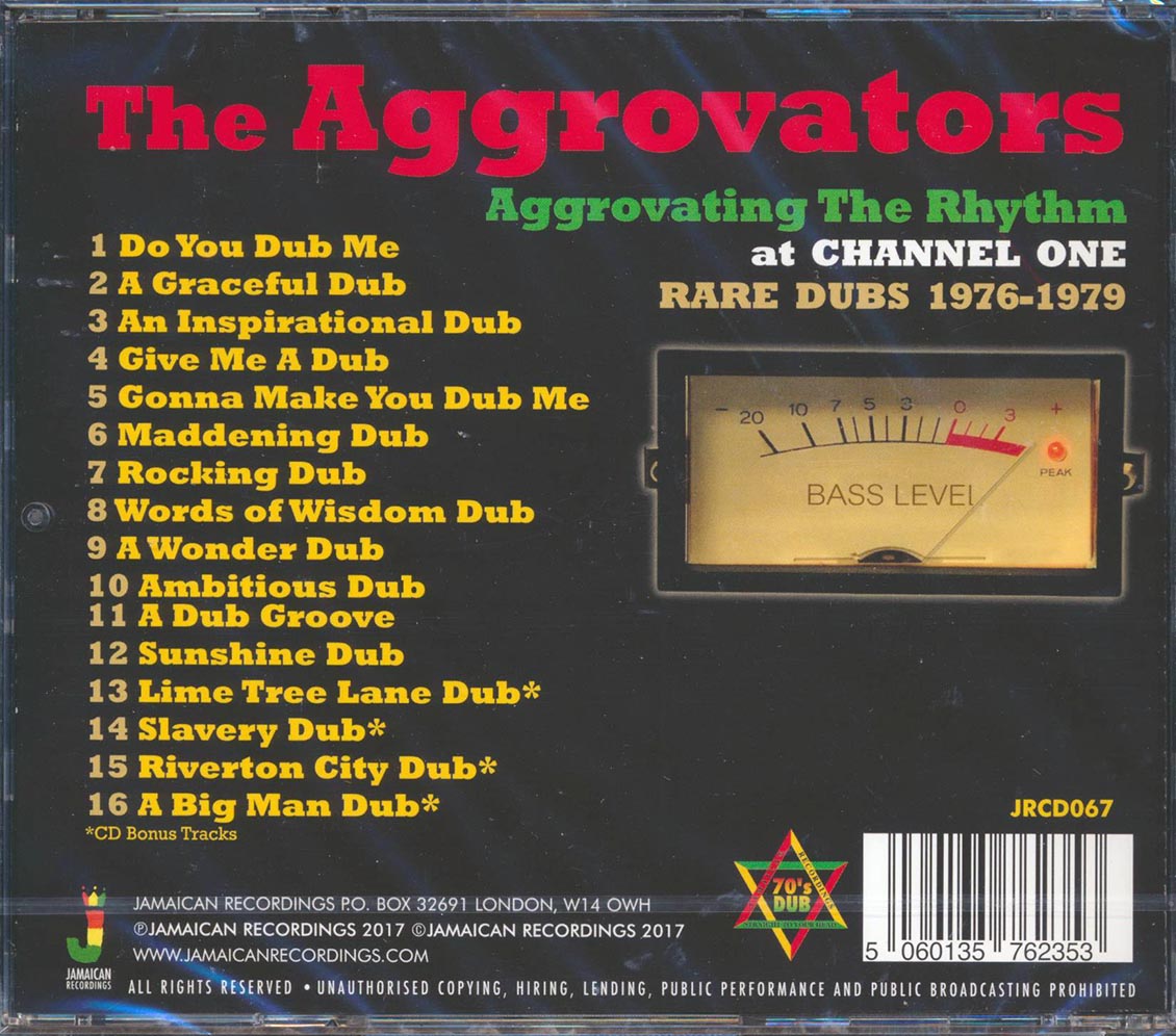 The Aggrovators - Aggrovating The Rhythm At Channel One: Rare Dubs 1976-1979