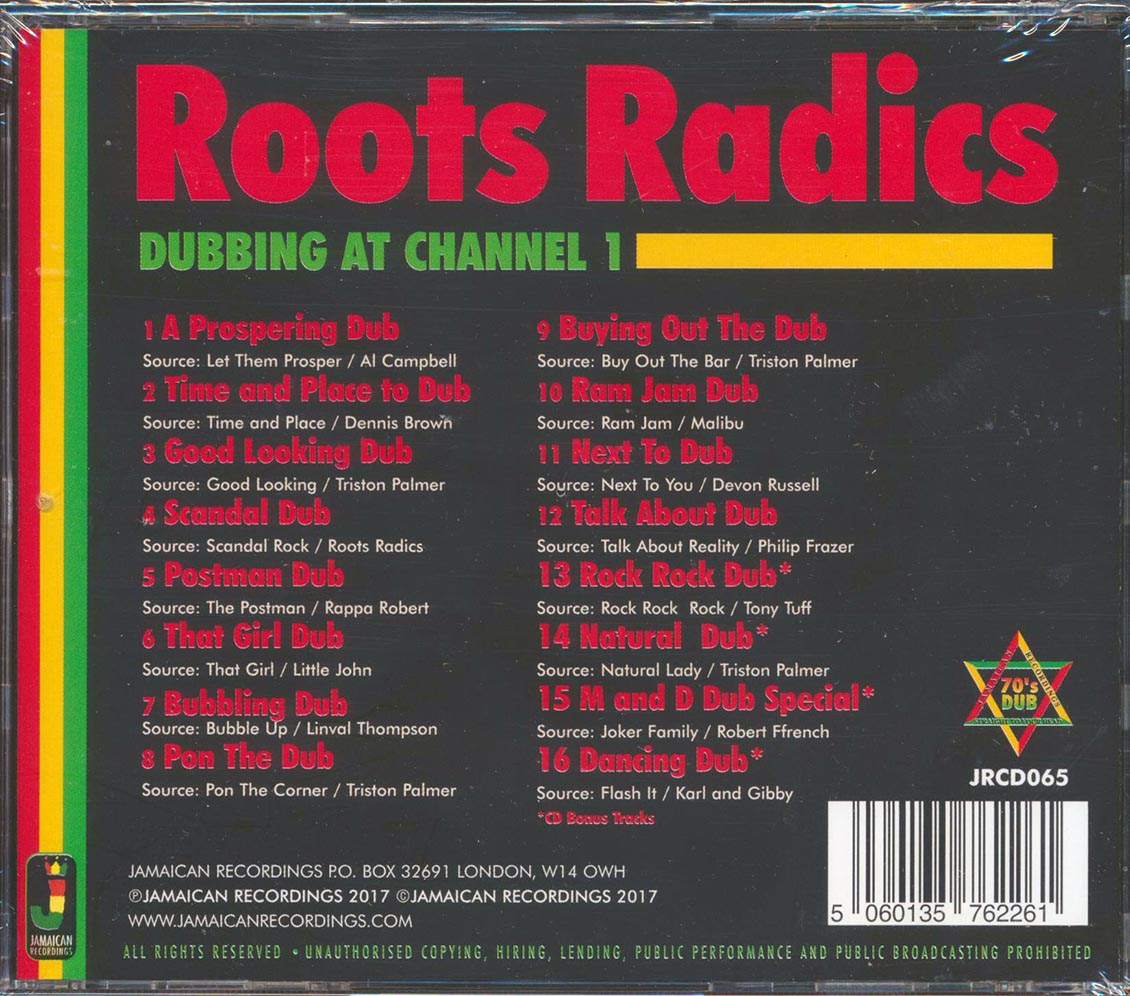 The Roots Radics - Dubbing At Channel One
