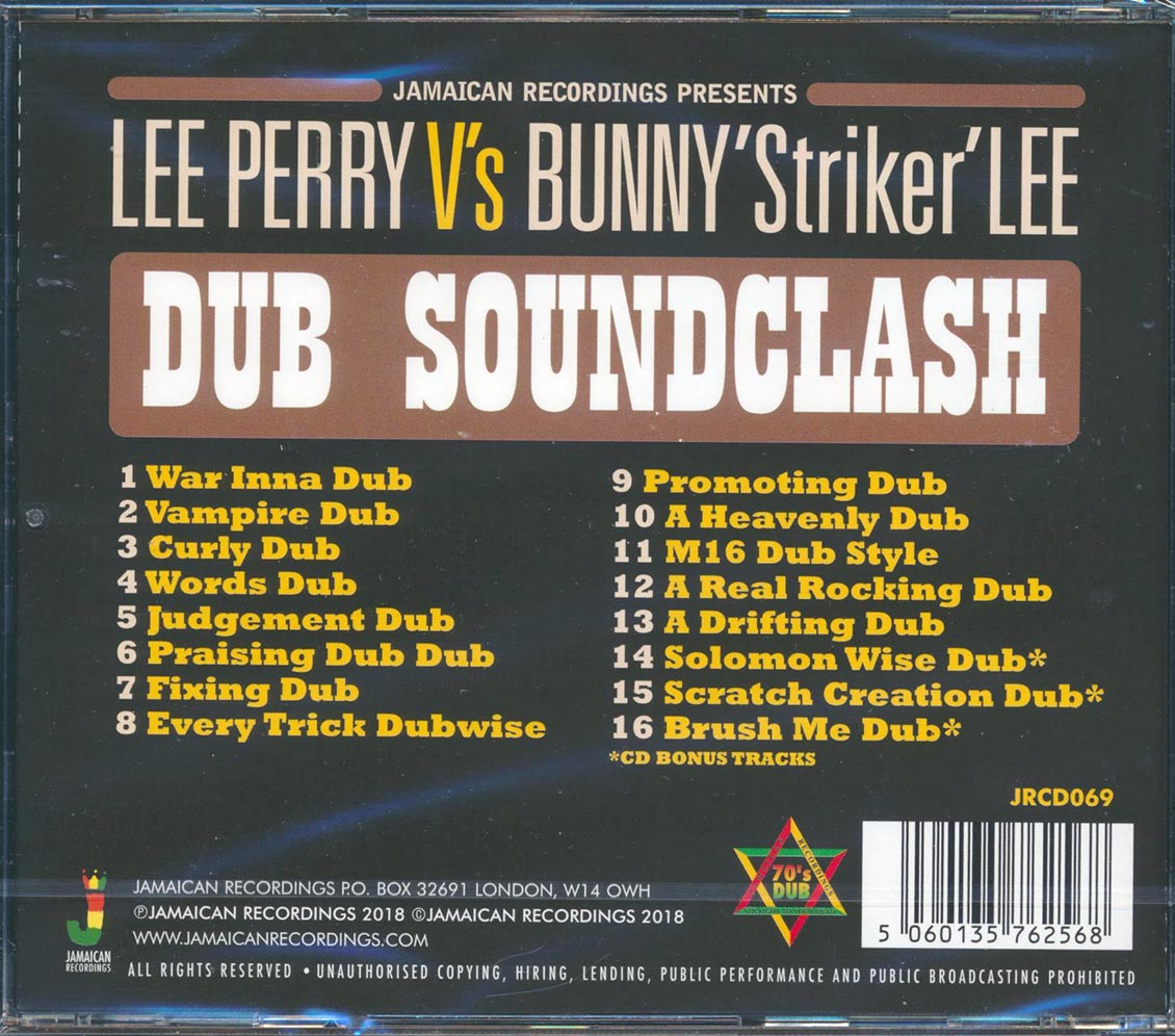 Lee Perry, Bunny Lee - Lee Perry Vs Bunny Striker Lee: Dub Soundclash