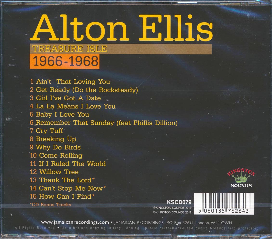 Alton Ellis - Treasure Isle 1966-1968