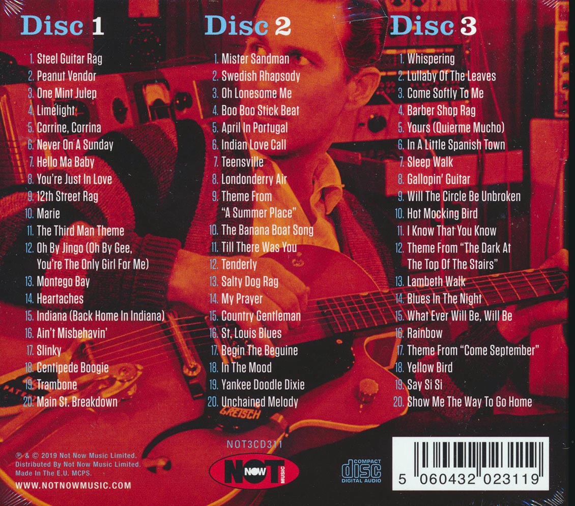 Chet Atkins - The Very Best Of Chet Atkins (60 tracks) (3xCD) (deluxe 3-fold digipak)