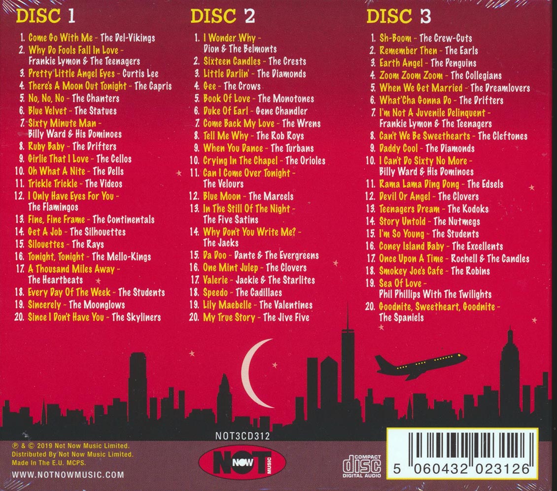 Various - Cruisin' Doo-Wop (60 tracks) (3xCD) (deluxe 3-fold digipak)