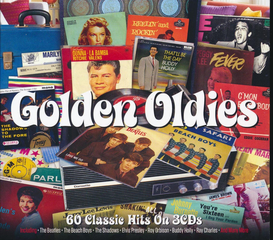 Ray Charles, The Beatles, Elvis Preseley, The Shadows, Etc. - Golden Oldies (60 tracks) (3xCD) (deluxe 3-fold digipak)