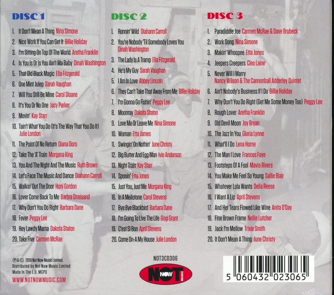 Nina Simone, Dinah Washington, Aretha Franklin, Ella Fitzgerald, Etc. - Girl You Swing! (60 tracks) (3xCD) (deluxe 3-fold digipak)