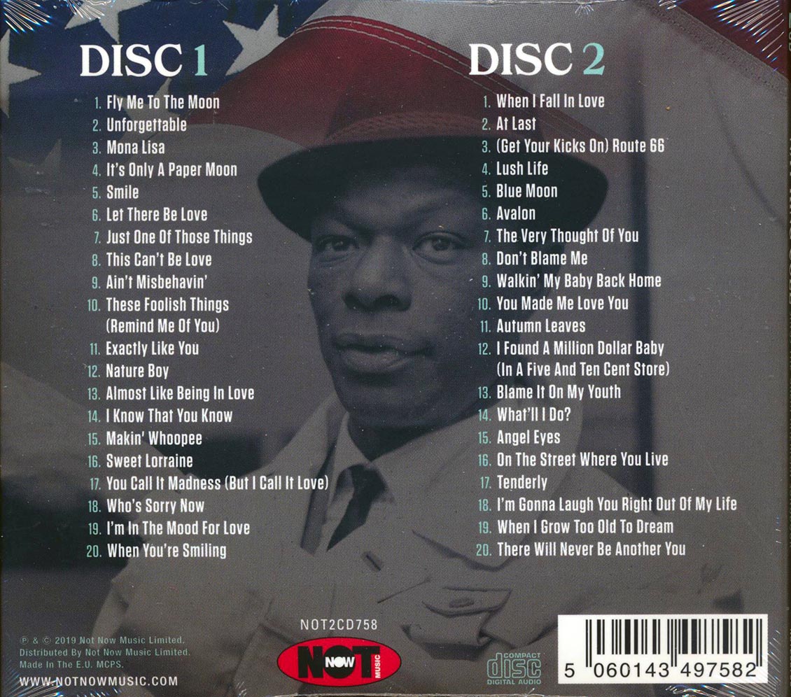 Nat King Cole - Sings The Great American Songbook (40 tracks) (2xCD)