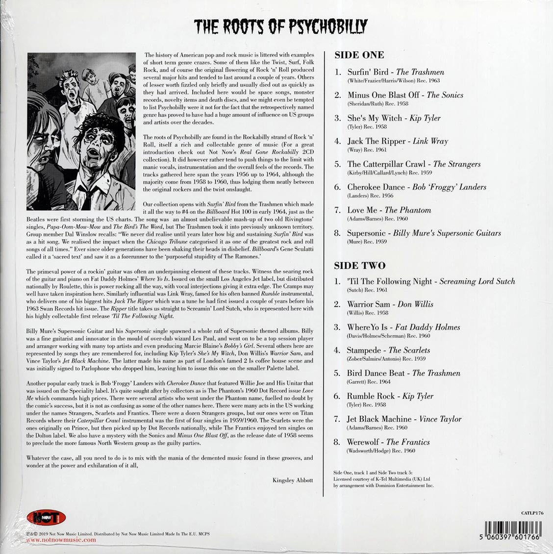 The Sonics, Fat Daddy Holmes, The Trashmen, Link Wray, Etc. - The Roots Of Psychobilly (180g)