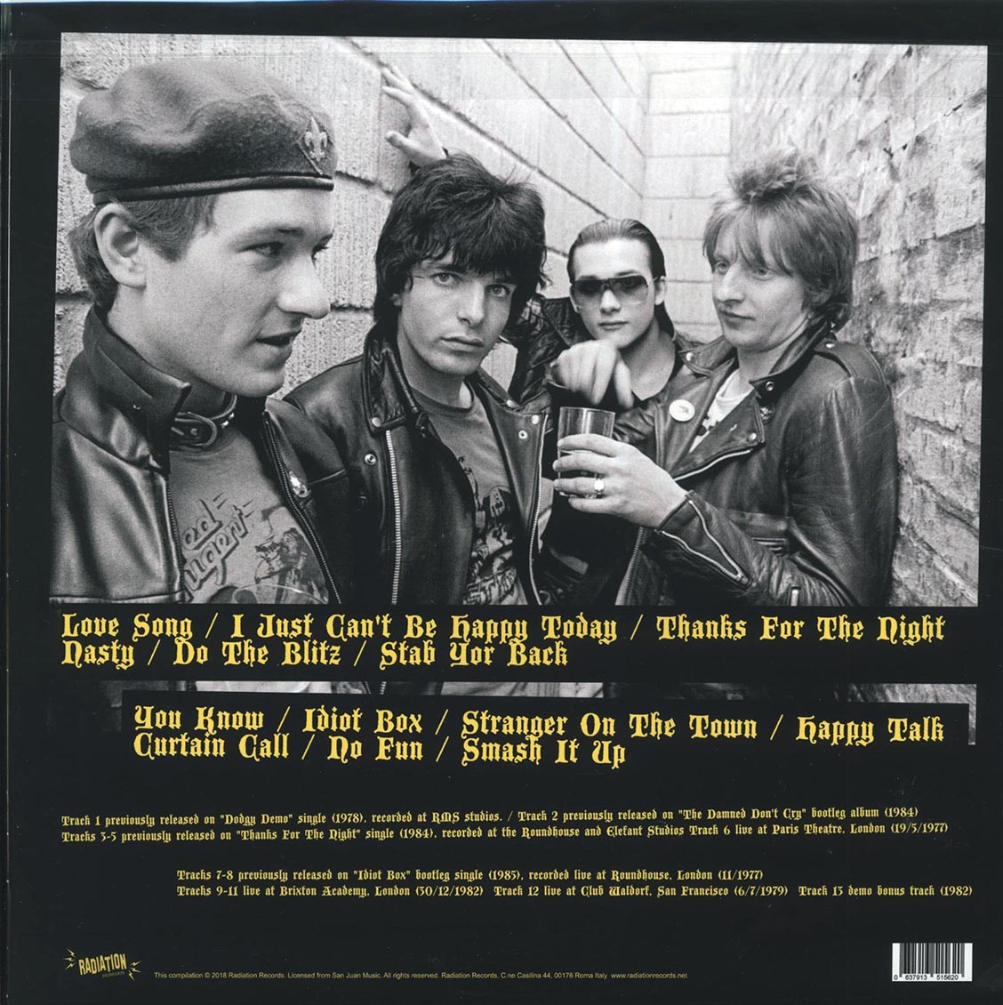 The Damned - Doom The Damned! The Chaos Years 1977-1982
