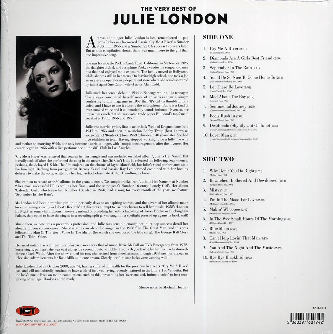 Julie London - The Very Best Of Julie London (180g)