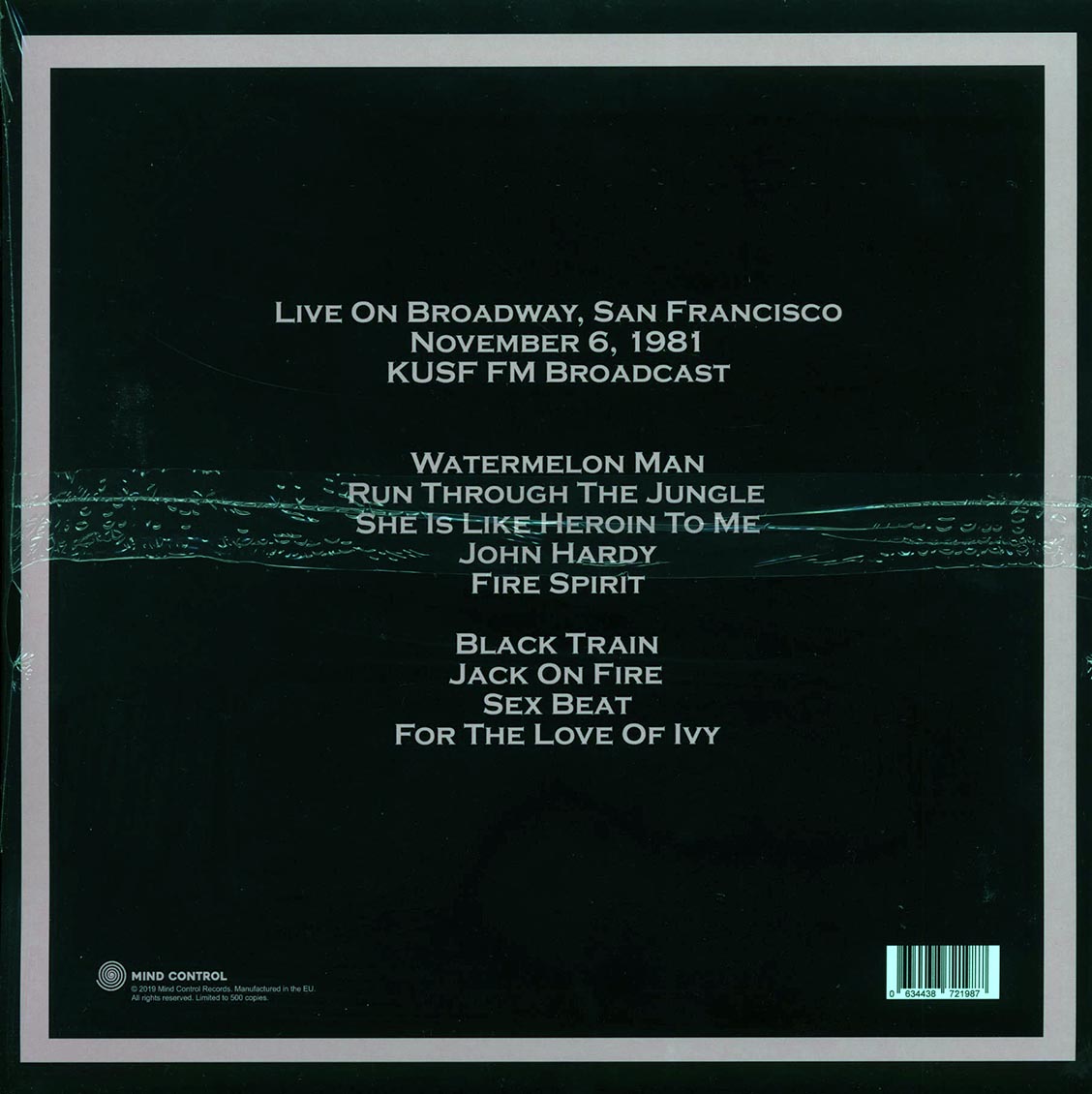 Gun Club - On Broadway, San Francisco, CA November 6, 1981 KUSF FM Broadcast