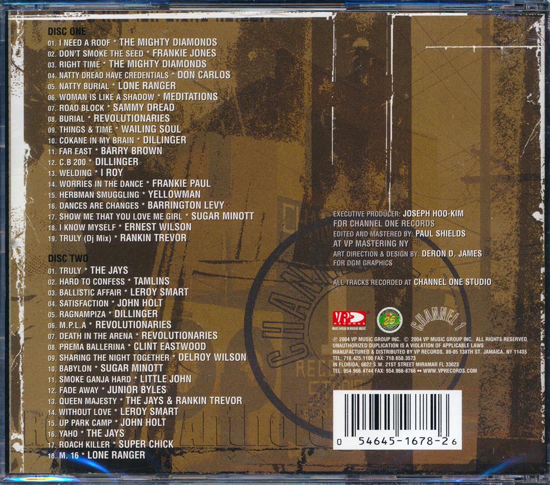 Don Carlos, Barrington Levy, Barry Brown, Etc. - Channel One Story: Reggae Anthology (37 tracks) (2xCD)