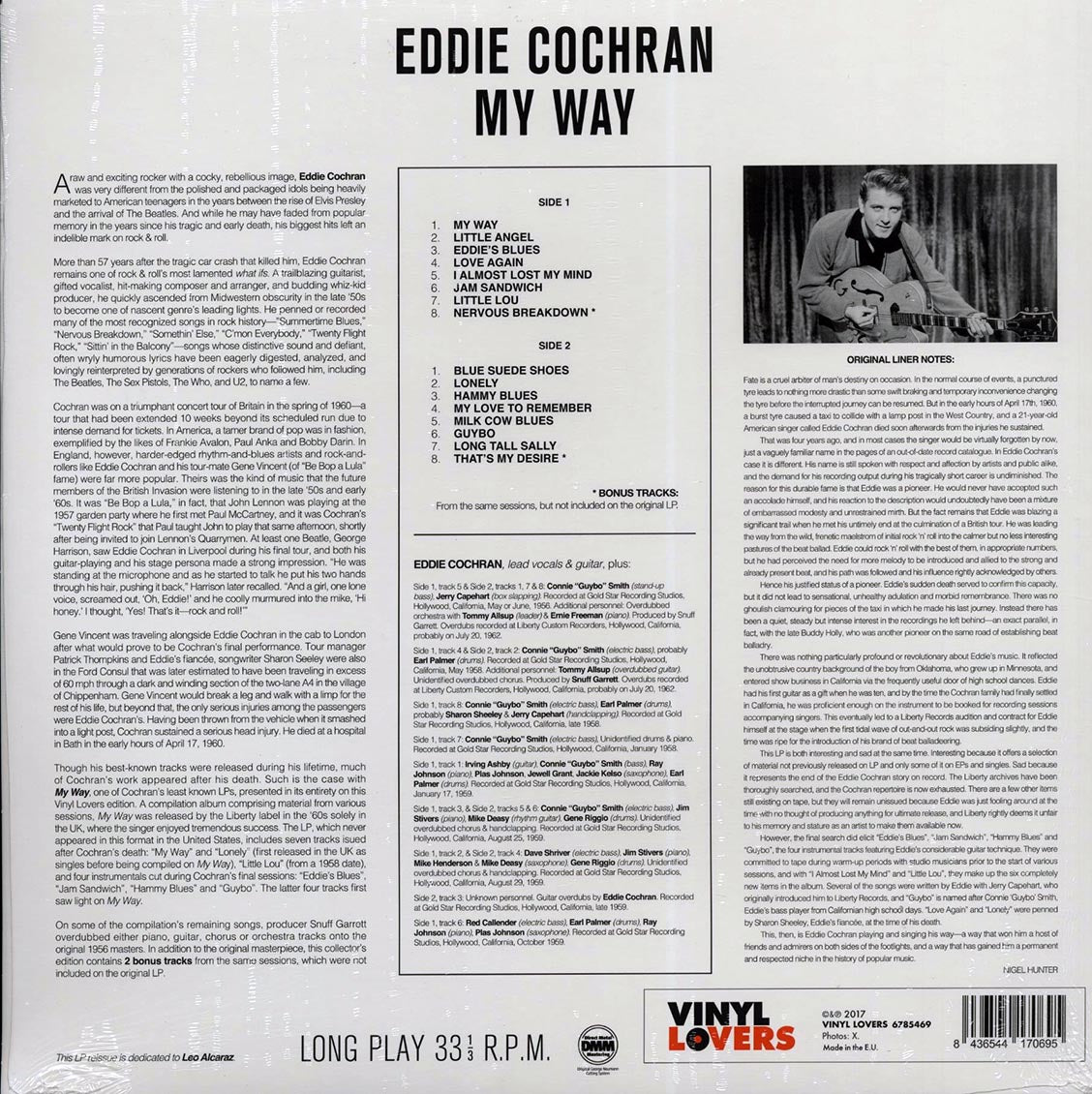 Eddie Cochran - My Way (DMM) (ltd. ed.) (180g) (High-Def VV) (remastered)