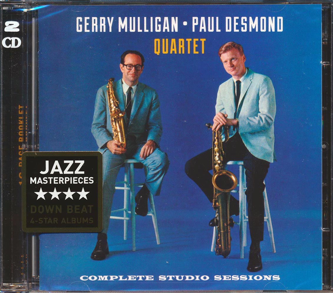 Gerry Mulligan/Paul Desmond Quartet - Complete Studio Sessions (22 tracks) (2xCD) (incl. 16-page booklet) (24-bit mastering) (remastered)