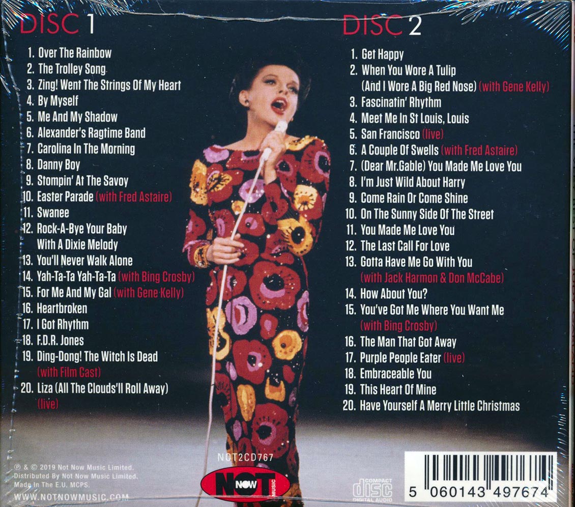 Judy Garland - The Very Best Of Judy Garland (40 tracks) (2xCD) (deluxe 3-fold digipak)