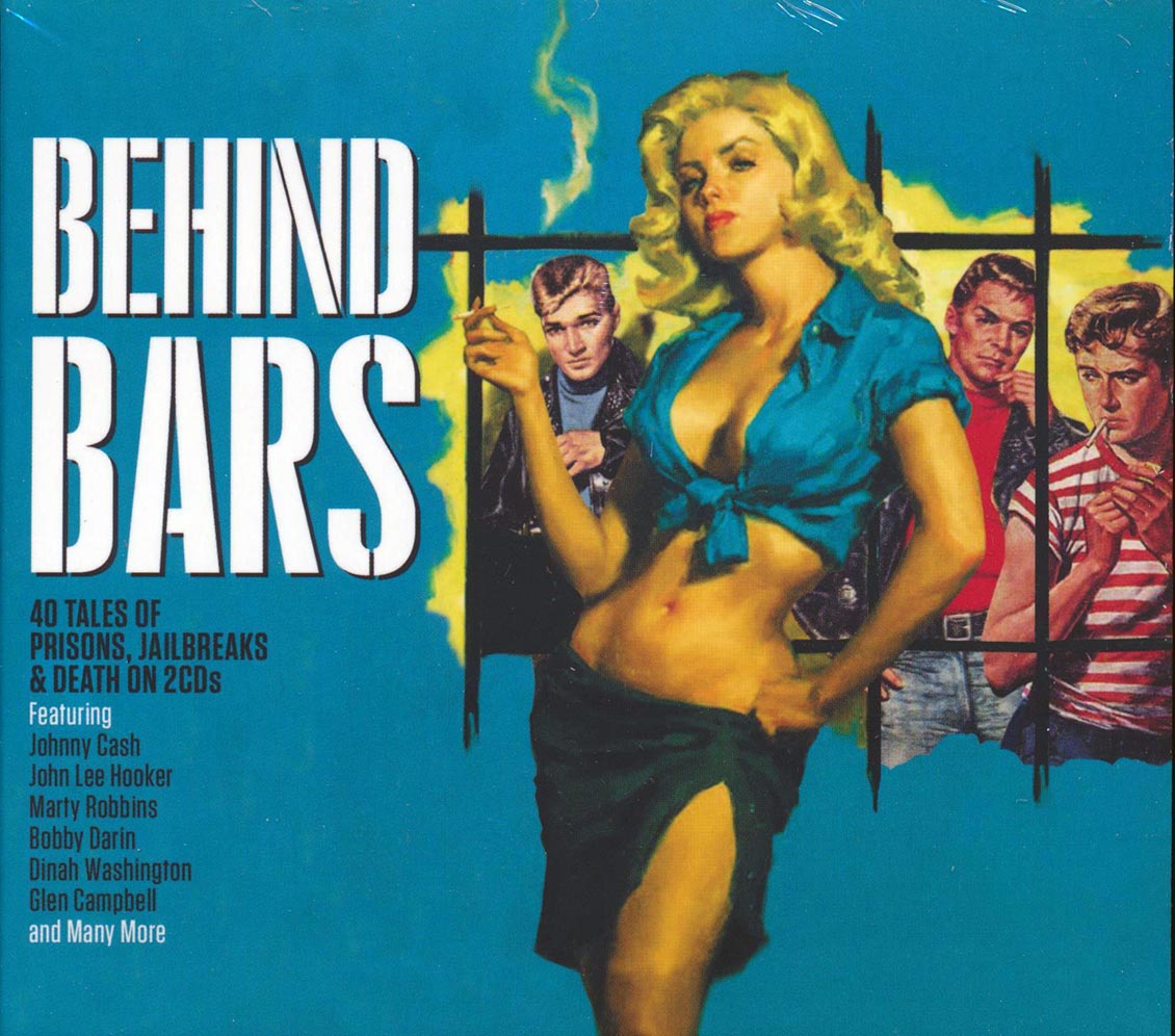 Johnny Cash, Lee Hazlewood, Marty Robbins, Etc. - Behind Bars: 40 Tales Of Prisons, Jailbreaks & Death (40 tracks) (2xCD) (deluxe 3-fold digipak)