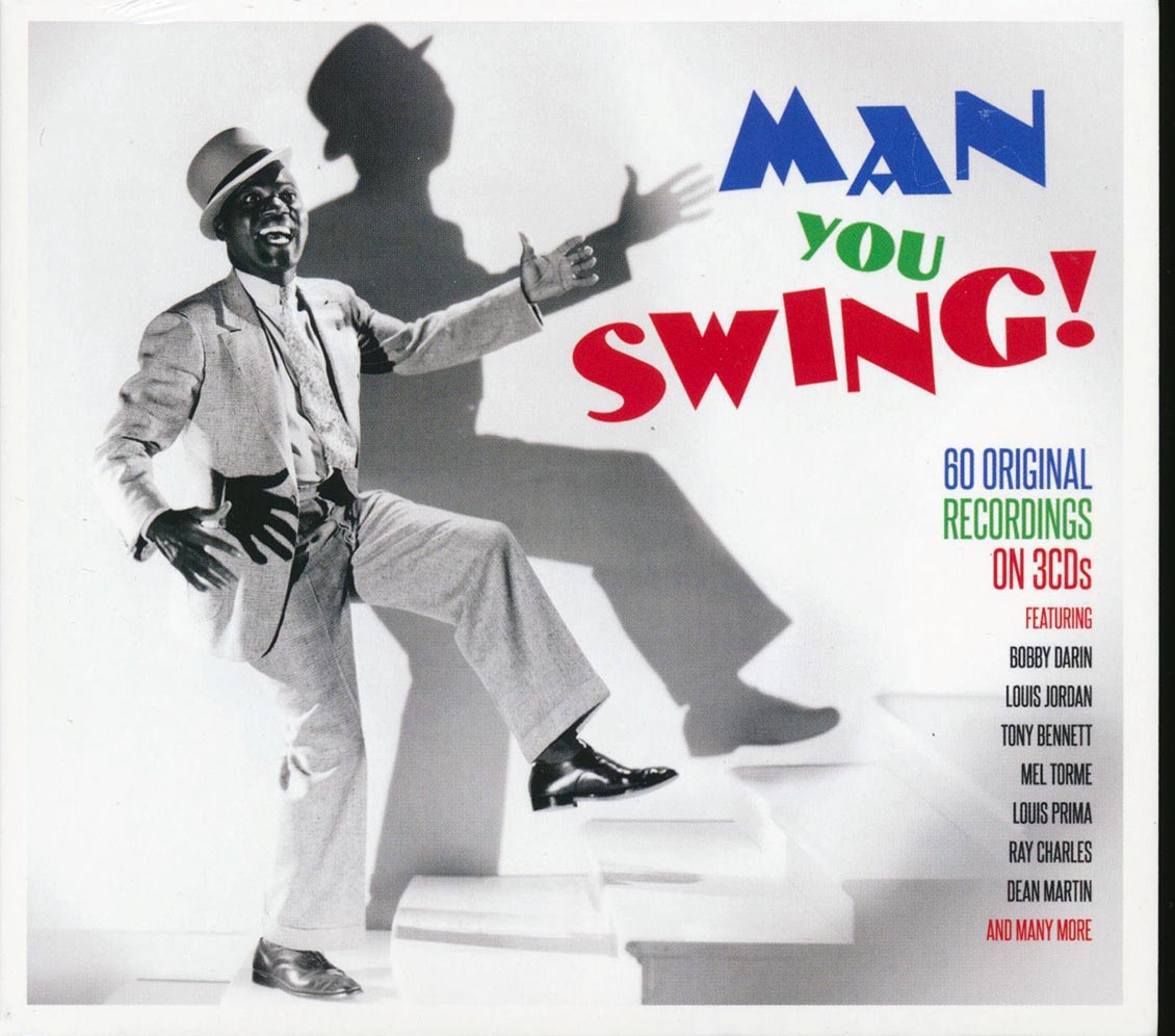 Louis Jordan, Bobby Darin, Nat King Cole, Etc. - Man You Swing! (60 tracks) (3xCD) (deluxe 3-fold digipak)