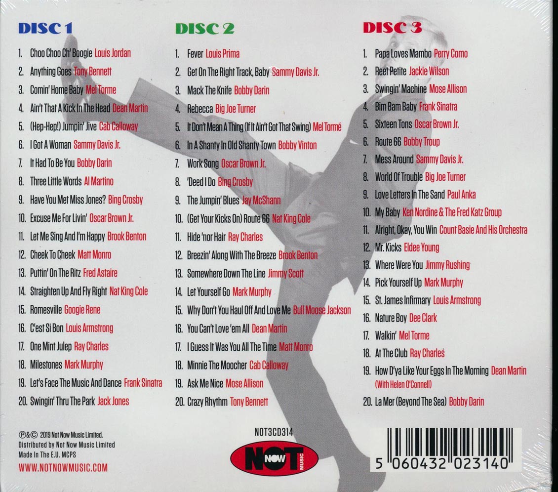Louis Jordan, Bobby Darin, Nat King Cole, Etc. - Man You Swing! (60 tracks) (3xCD) (deluxe 3-fold digipak)