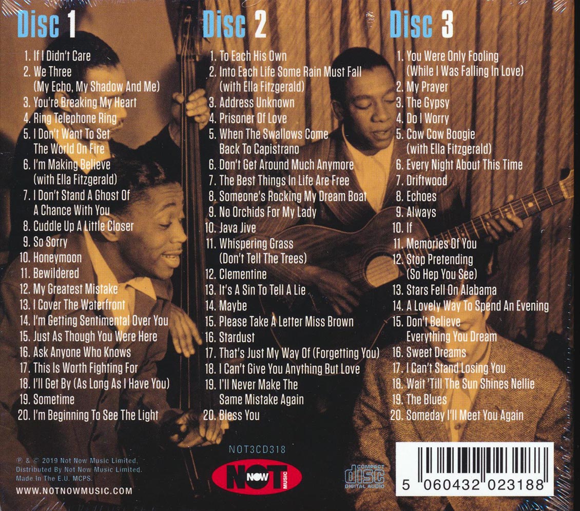 The Ink Spots - Greatest Hits (60 tracks) (3xCD) (deluxe 3-fold digipak)