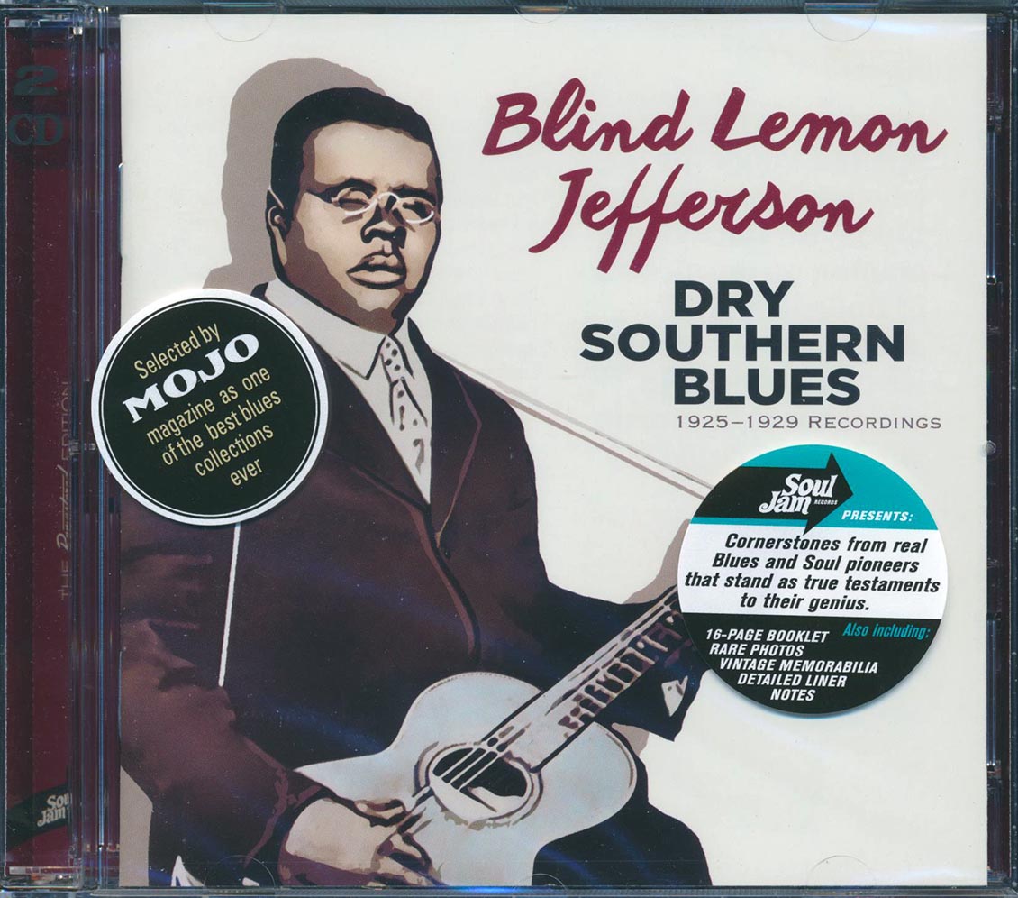 Blind Lemon Jefferson - Dry Southern Blues: 1925-1929 Recordings (50 tracks) (2xCD) (incl. 16-page booklet) (remastered)