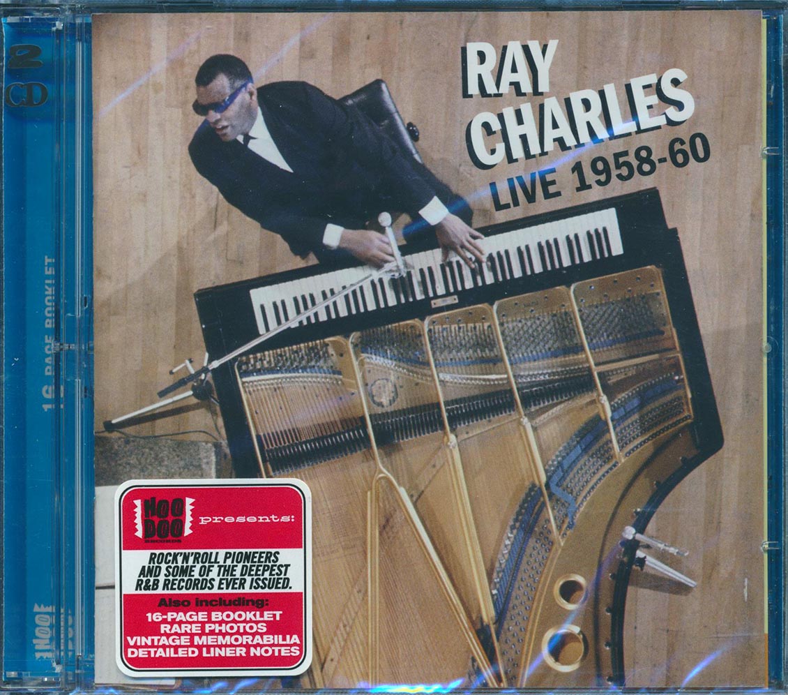 Ray Charles - Live 1958-60 (33 tracks) (2xCD) (incl. 16-page booklet) (remastered) (24-bit mastering)
