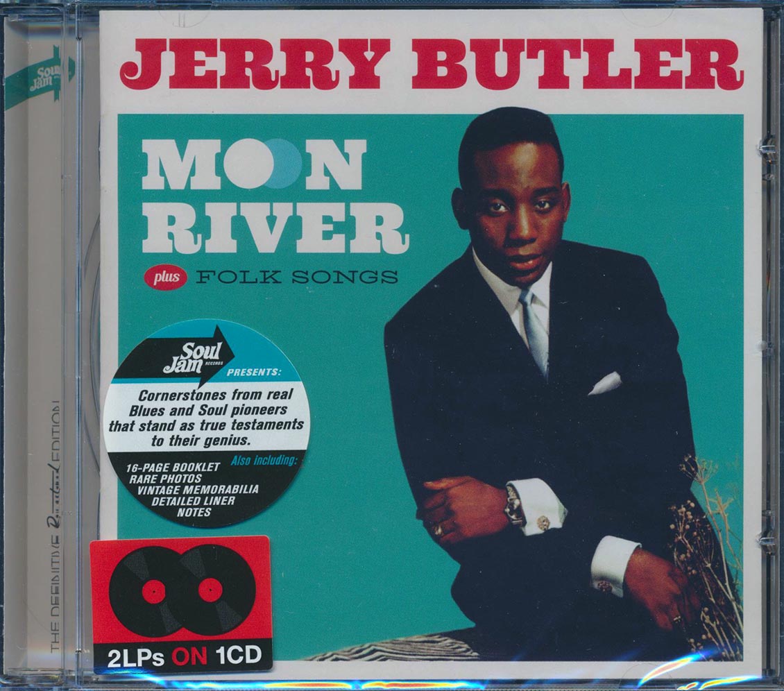 Jerry Butler - Moon River + Folk Songs (2 albums on 1 CD) (27 tracks) (incl. 16-page booklet) (remastered)