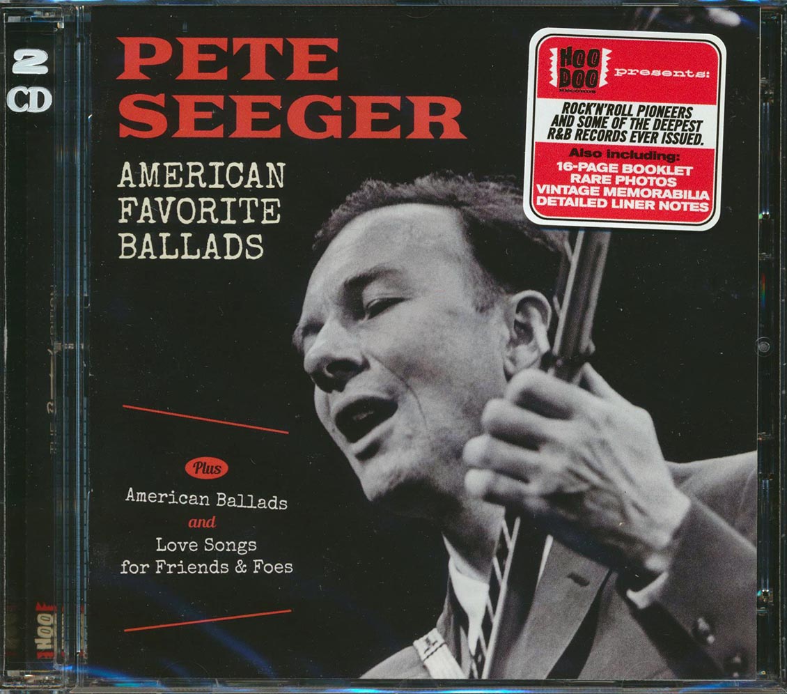 Pete Seeger - American Favorite Ballads (3 albums on 2 CDs) (56 tracks) (2xCD) (incl. 16-page booklet) (remastered)
