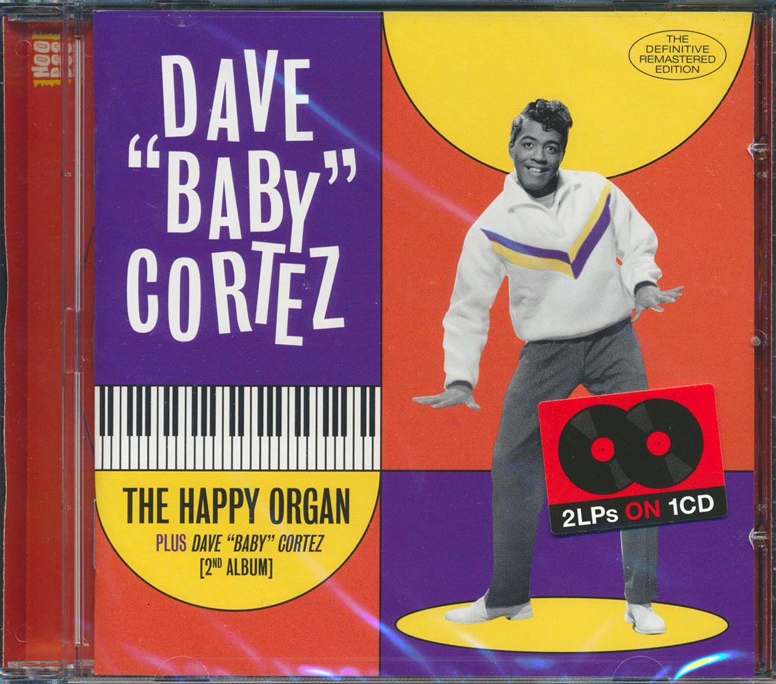 Dave Baby Cortez - The Happy Organ + Dave Baby Cortez (3 albums on 2 CDs) (31 tracks) (incl. 16-page booklet) (remastered) (24-bit mastering)