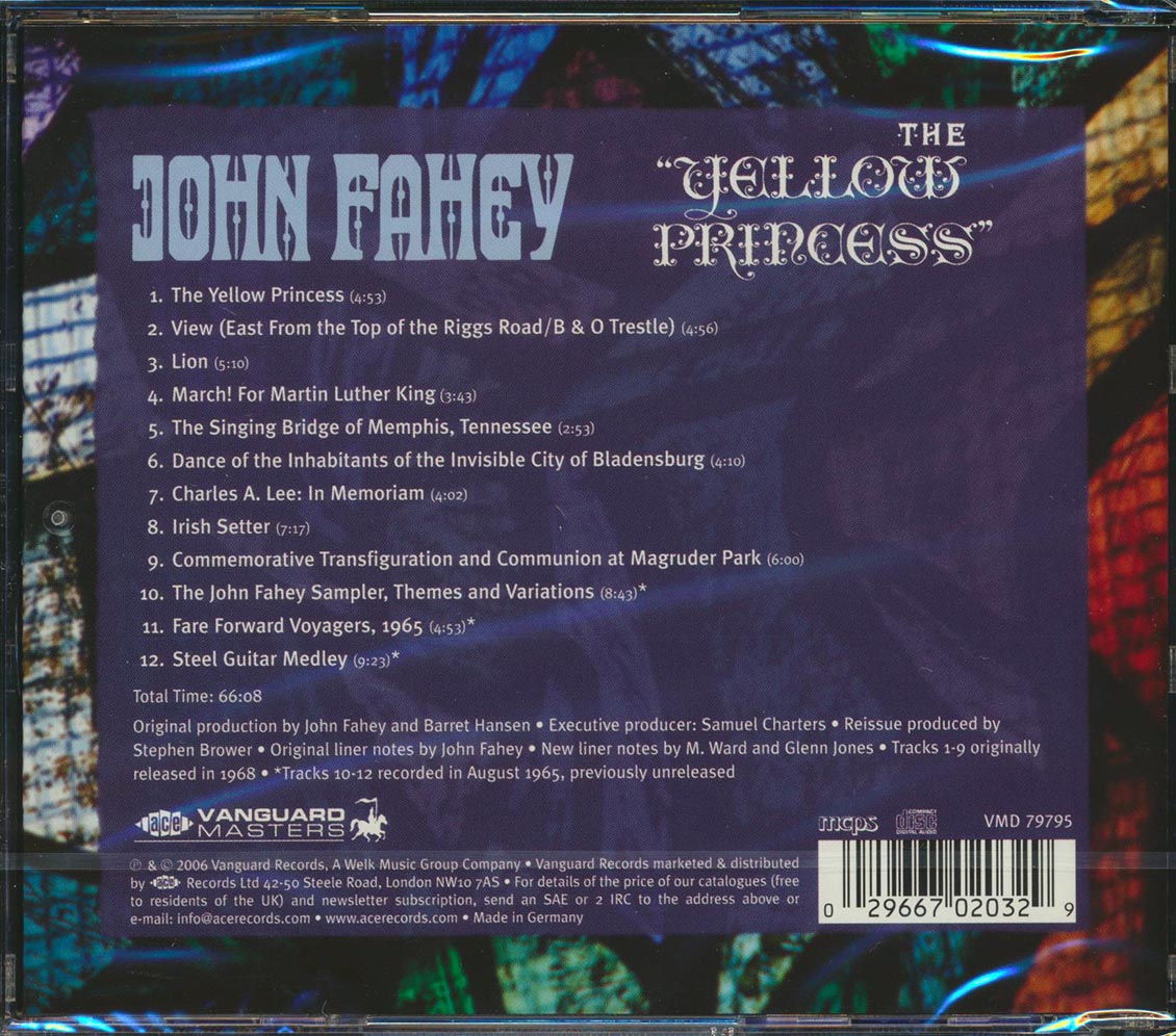 John Fahey - The Yellow Princess (incl. large booklet) (remastered)