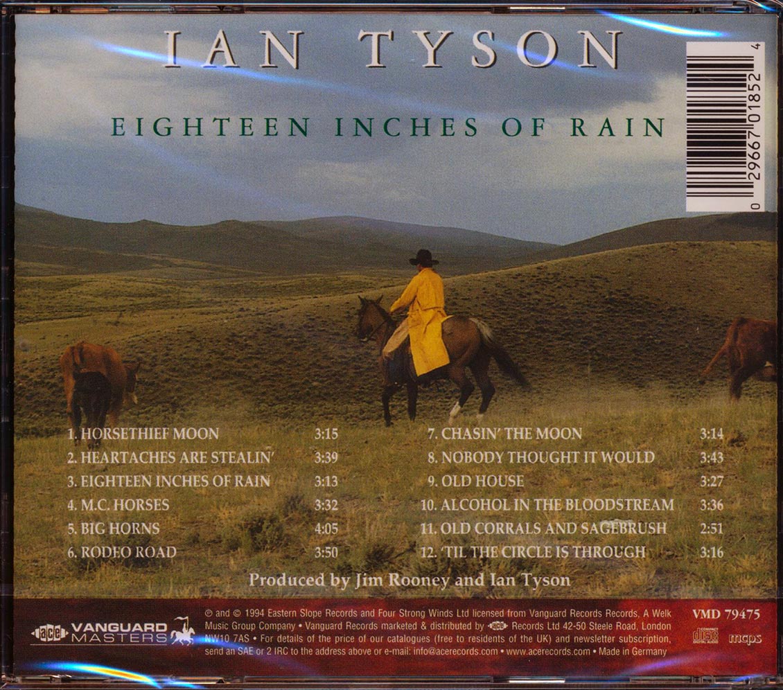 Ian Tyson - Eighteen Inches Of Rain (incl. large booklet) (remastered)