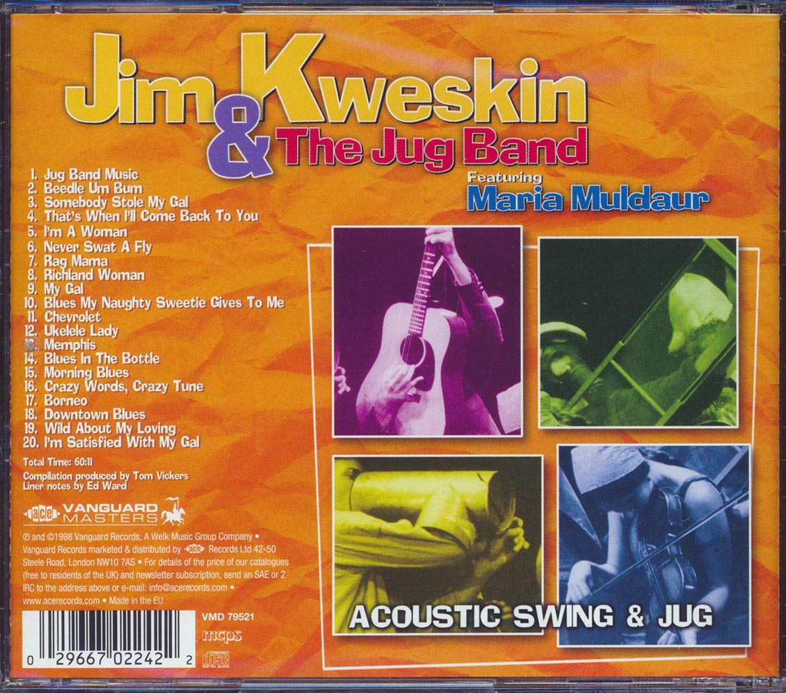Jim Kweskin & The Jug Band - Acoustic Swing & Jug (20 tracks) (remastered)