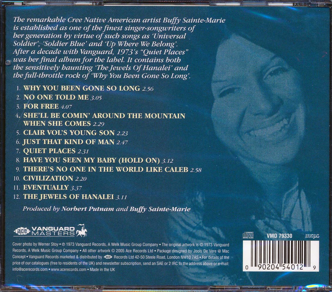Buffy Sainte-Marie - Quiet Places (remastered)