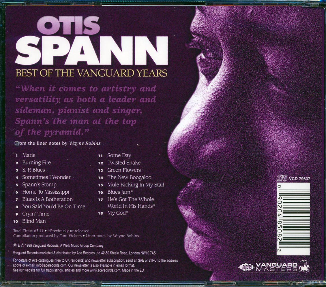 Otis Spann - Best Of The Vanguard Years (remastered)