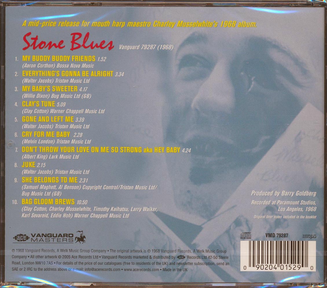 Charlie Musselwhite Blues Band - Stone Blues (remastered)