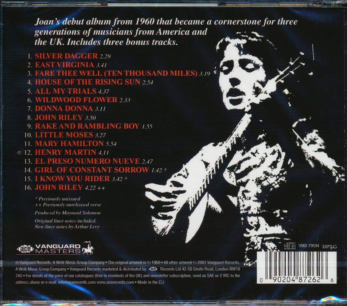Joan Baez - Joan Baez (+ 4 bonus tracks) (incl. large booklet) (remastered)