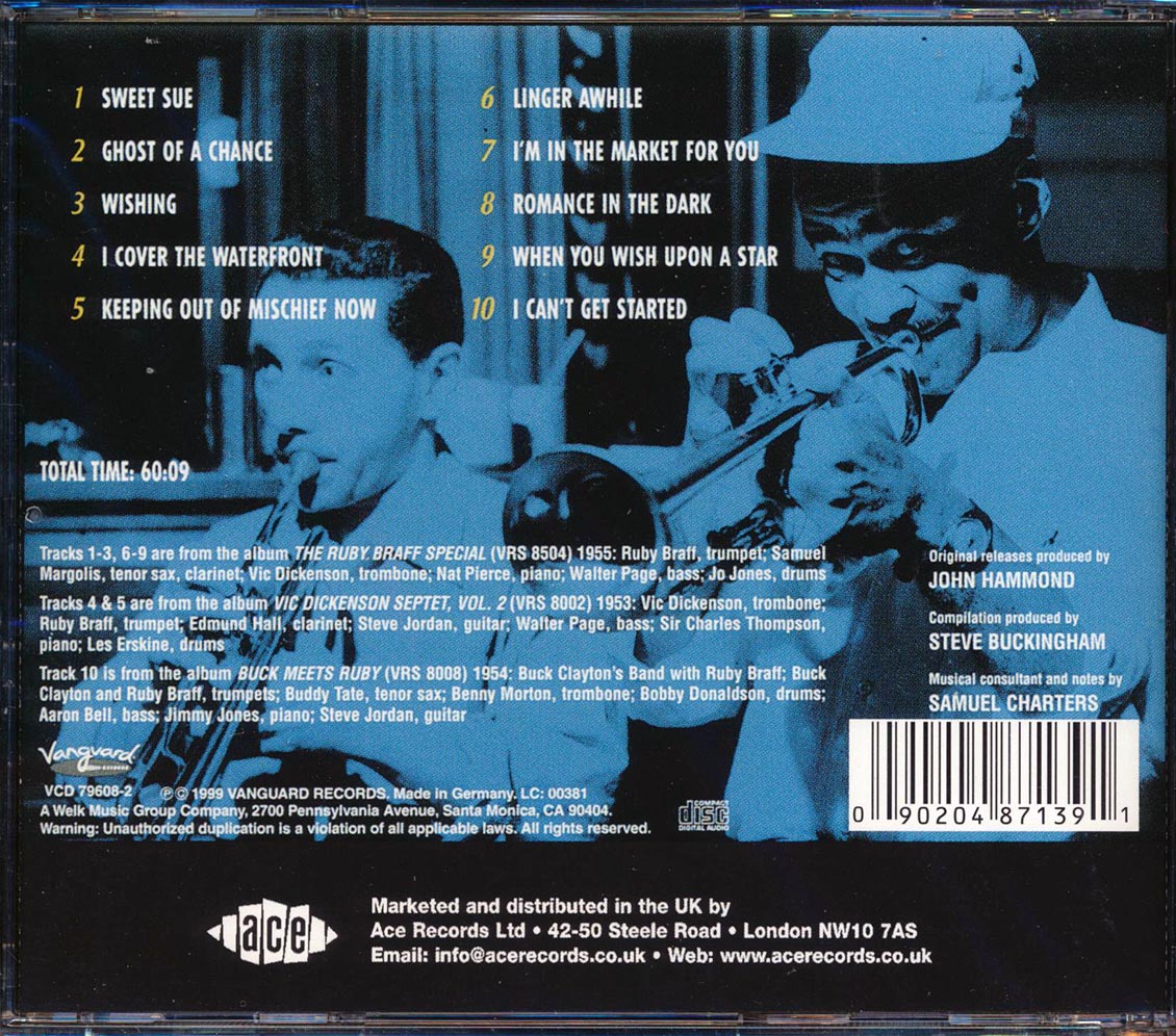Ruby Braff - Linger Awhile (incl. large booklet) (remastered) (24-bit mastering)
